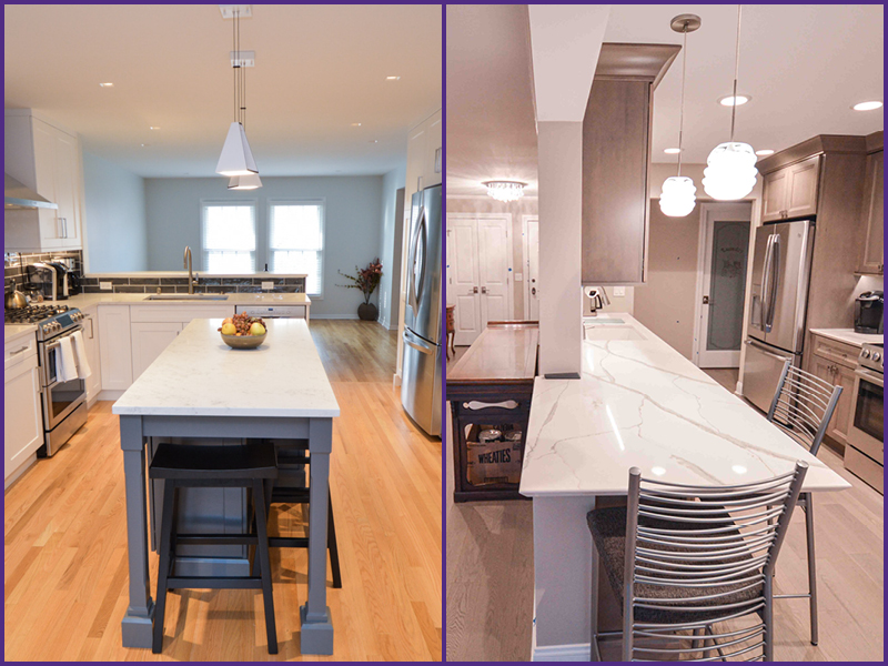 Island and Peninsula Kitchen Remodel