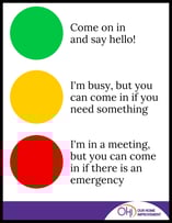Stoplight Door Sign-OHi