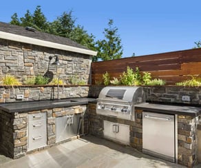 Outdoor kitchen in arlington heights
