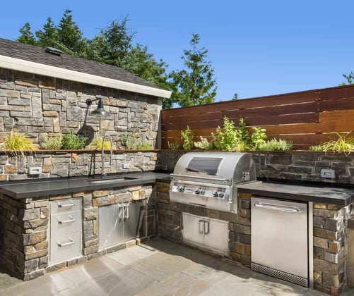 Outdoor kitchen in arlington heights